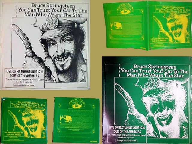 Bruce Springsteen Bootlegs : YOU CAN TRUST YOUR CAR TO THE
